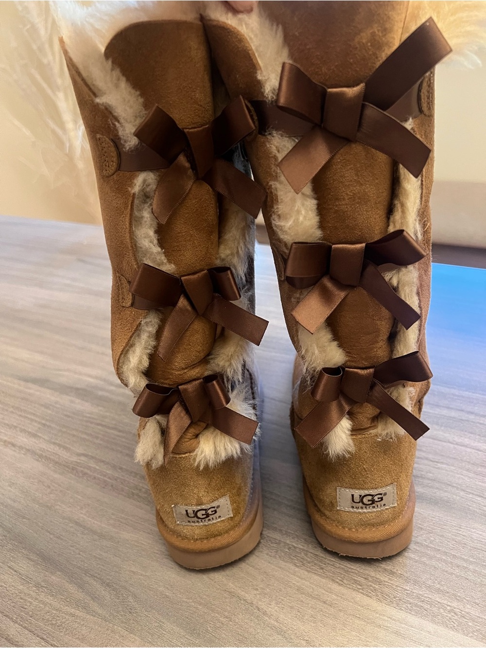 UGG Woman's Bailey Bow Tall Boots - Picture 3 of 11